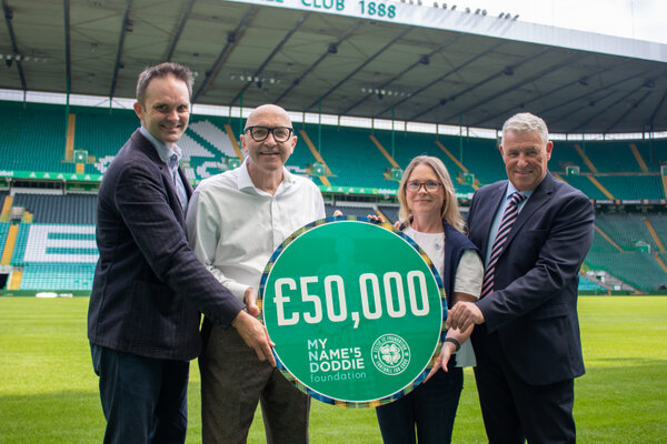 Celtic FC Foundation donate £50,000 to My Name’5 Doddie Foundation