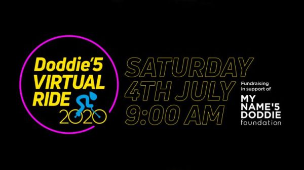 Doddie'5 virtual birthday ride 4th July