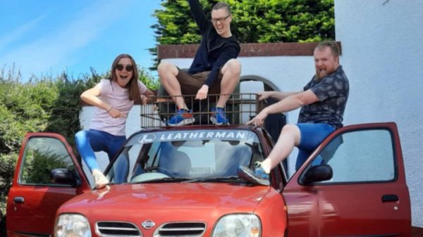 Friends driving 10,000 miles in car rally for charity