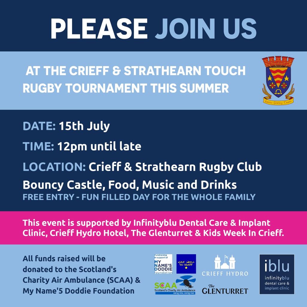 Crieff and Strathearn Touch Rugby Tournament